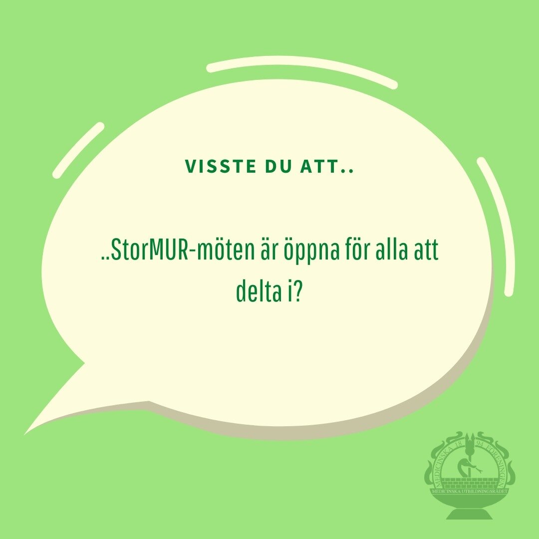 Save the date om du &auml;r nyfiken p&aring; hur StorMUR fungerar eller vill delta i diskussionerna som f&ouml;rs d&auml;r! Plats och anm&auml;lningsformul&auml;r dyker upp h&auml;r och p&aring; alla v&aring;ra andra kanaler n&auml;r det n&auml;rmar 