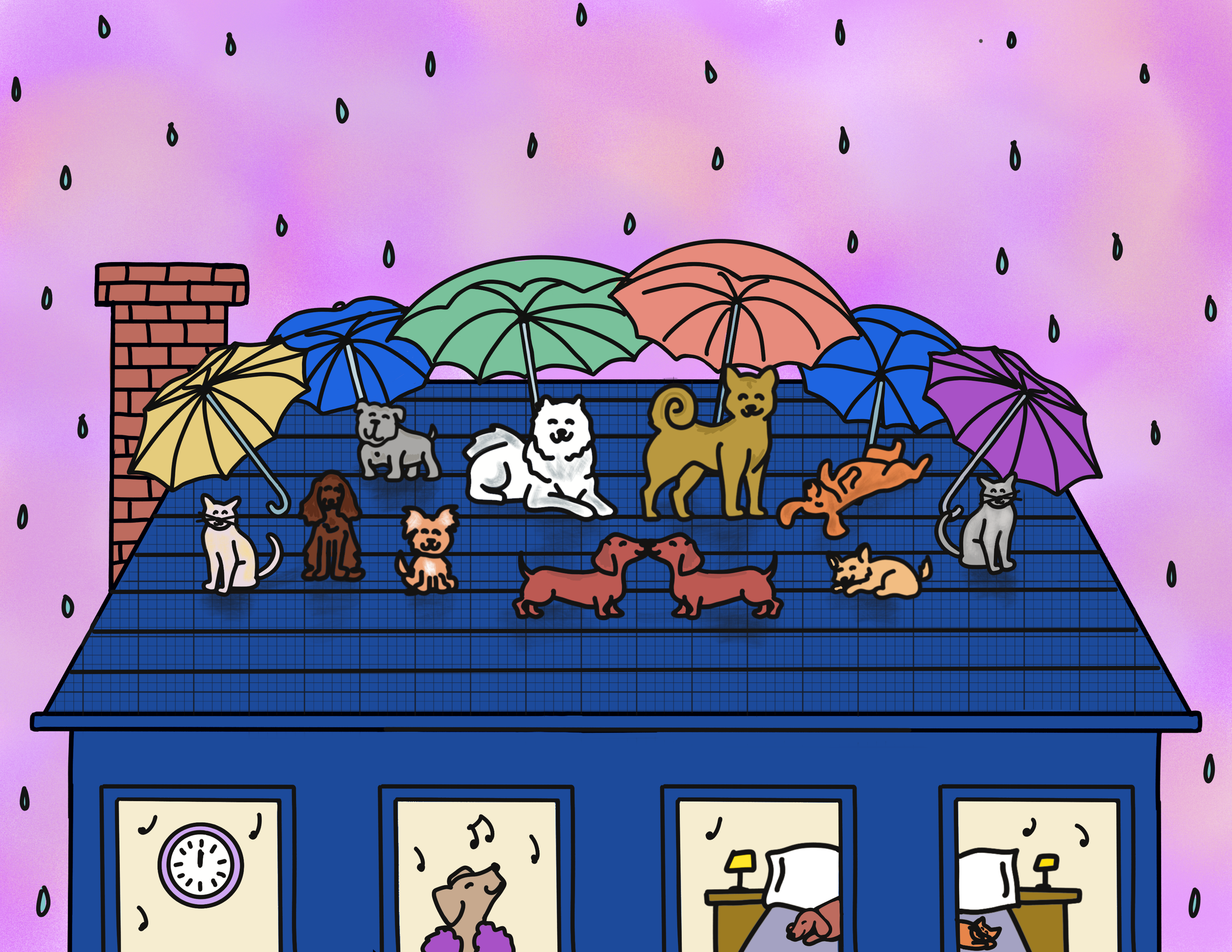 April - "Lavender Haze / Opalite skies..."