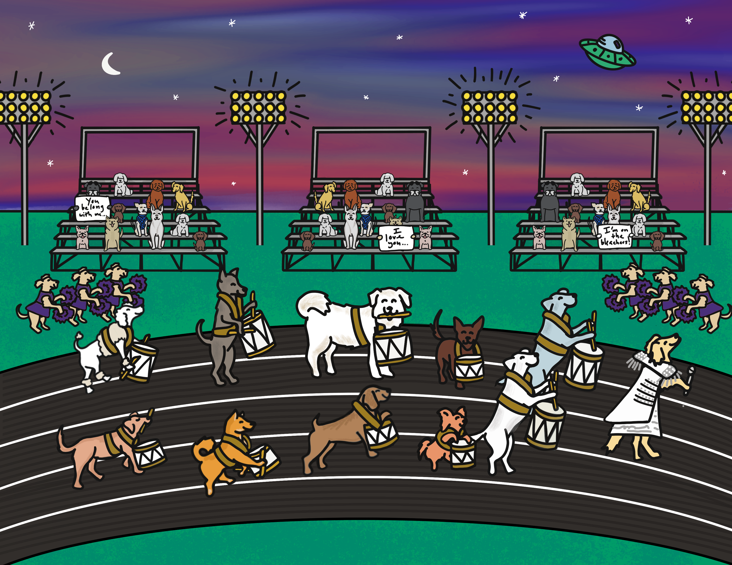 March - Marching along to "The Smallest Man Who Ever Lived / Down Bad / So High School / You Belong With Me"