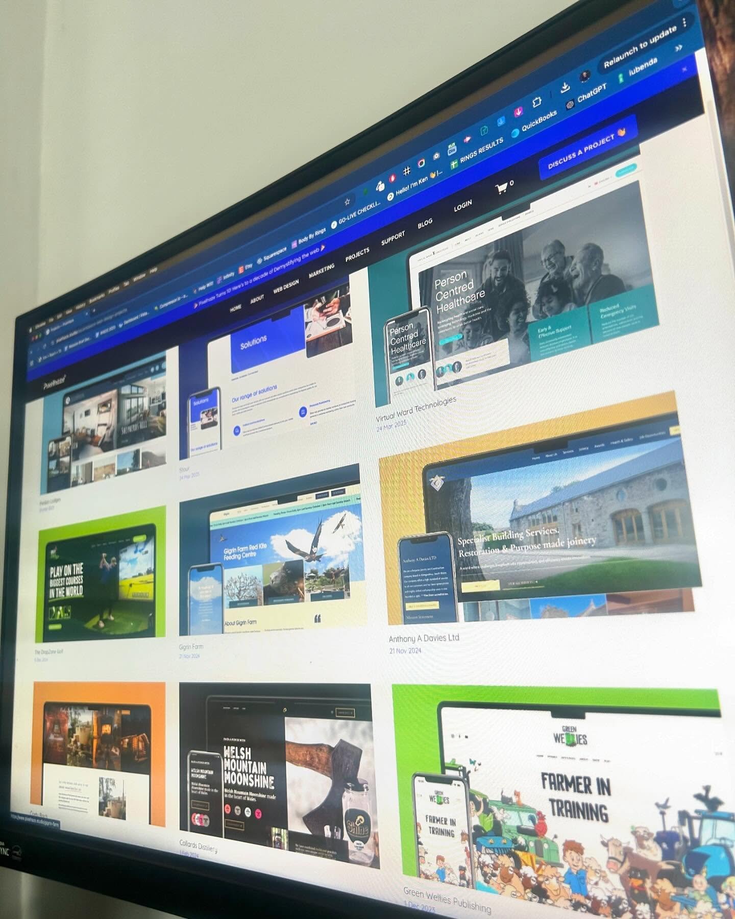 You forget how many projects you&rsquo;ve worked on until you do a website spruce up 😅

Currently going through the studio website to give a much needed tune up. You can take a look at our portfolio via the link in bio: