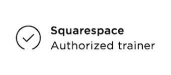 Squarespace authorised trainer graphic