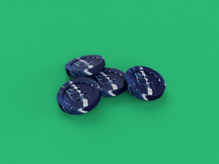 Button Mould (PM001) product render