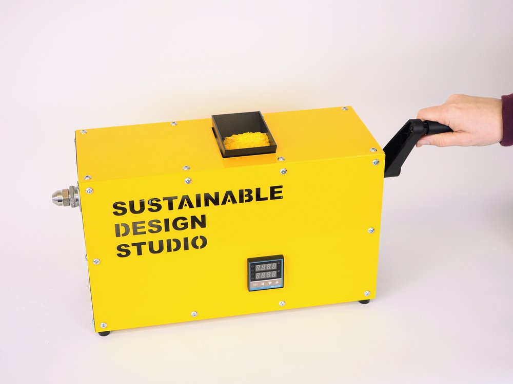 Hand Cranked Plastic Shredder — Sustainable Design Studio - Recycling  Machines, Design & Consultancy