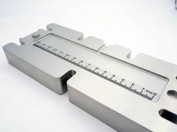 Custom precision ruler mould