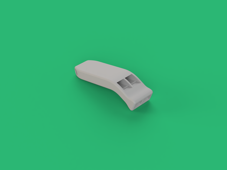 Whistle Mould (PM018) product render