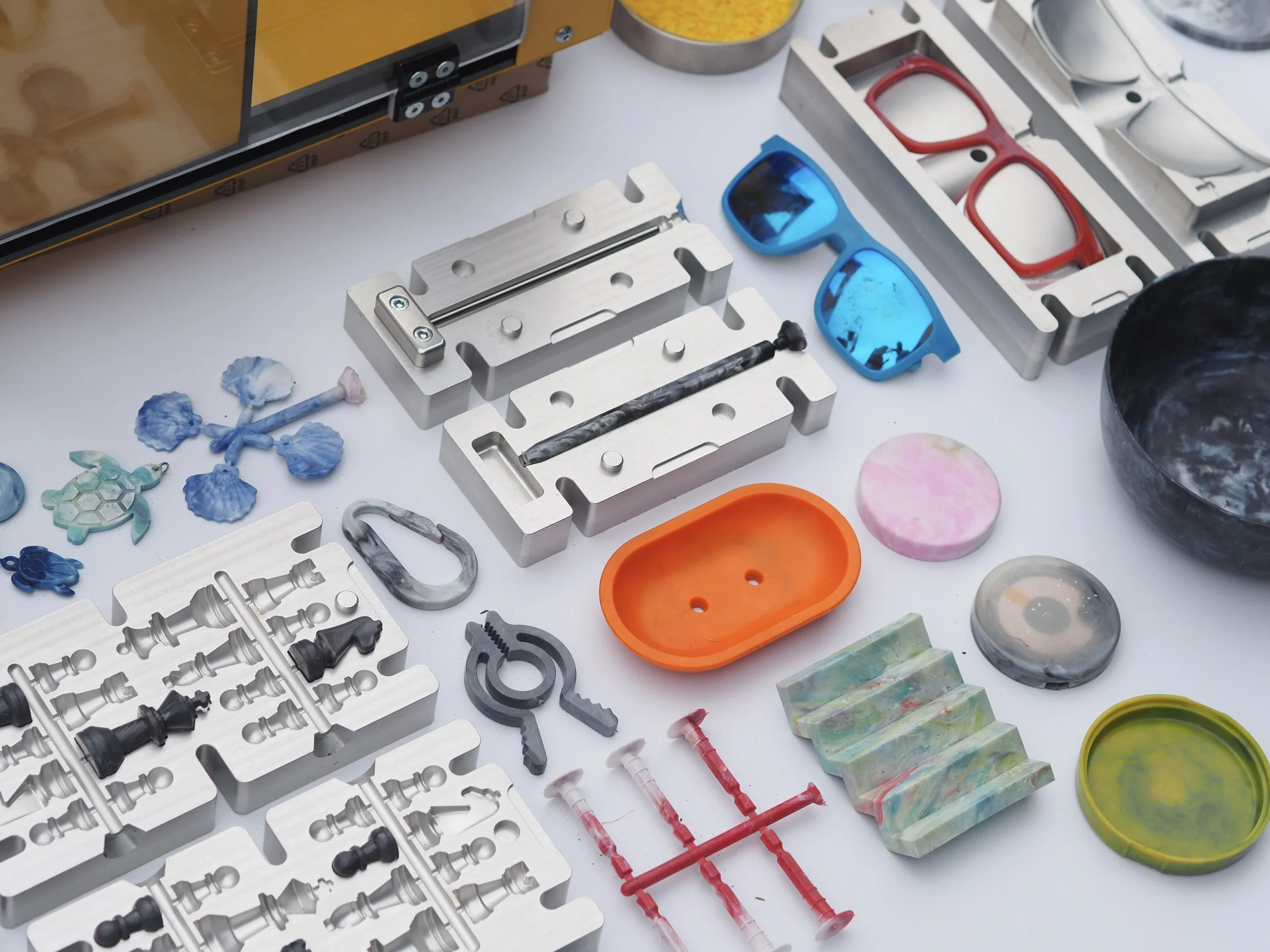 Premium Mould lineup, photographed in the SDS workshop