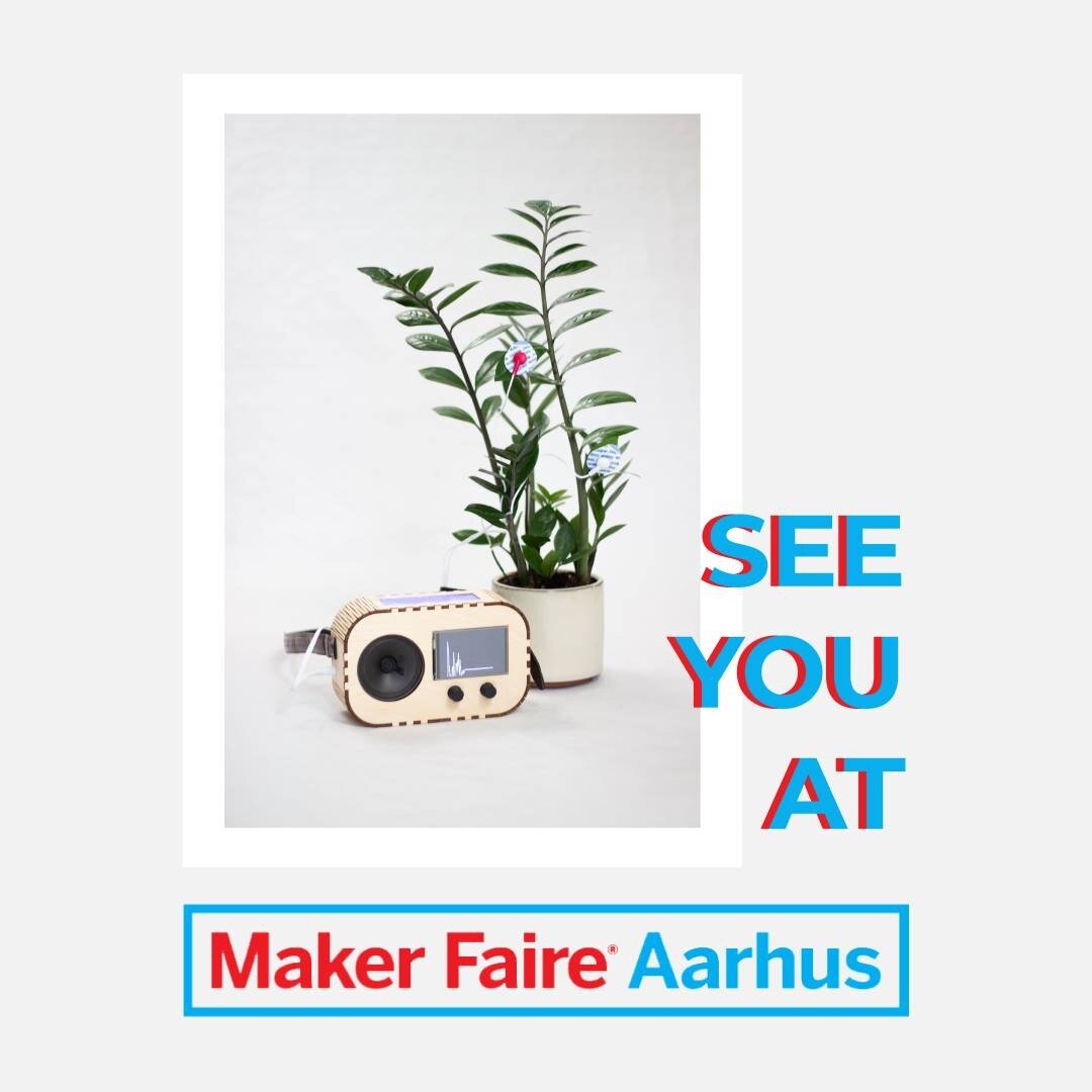 We are exhibiting our plant-radios at @maker.faire.aarhus which takes place this weekend the 16-17th Oct @dokk1! 🌿

At our booth you can try out the plant-radio on different plants, get an understanding of the technical inner workings and talk to us