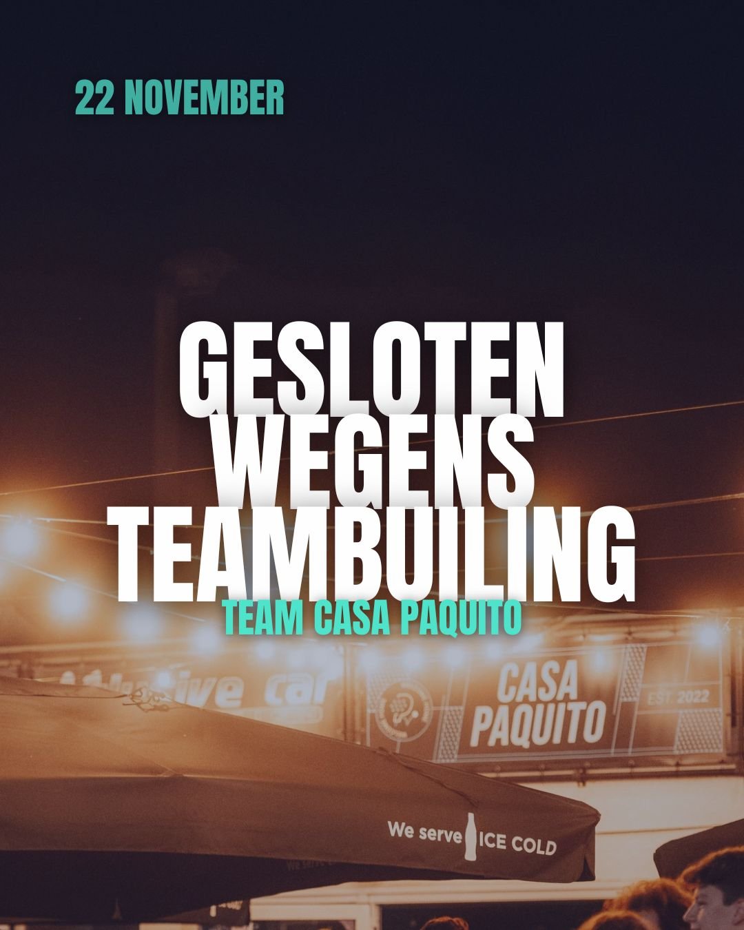 UITZONDERLIJK GESLOTEN
