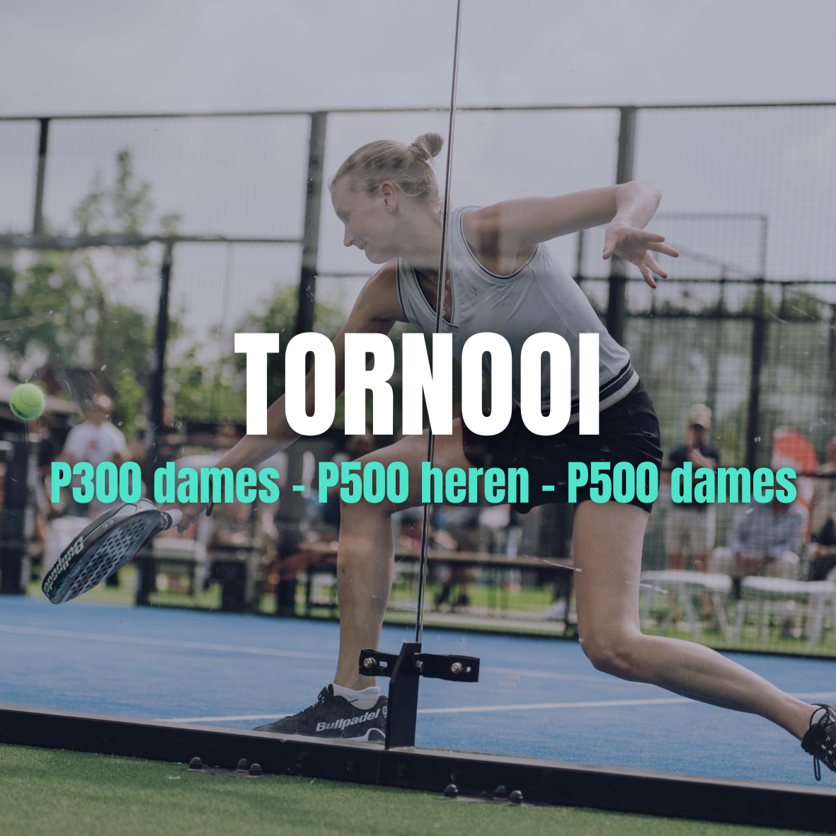 TORNOOI P300 dames - P500 heren - P500 dames