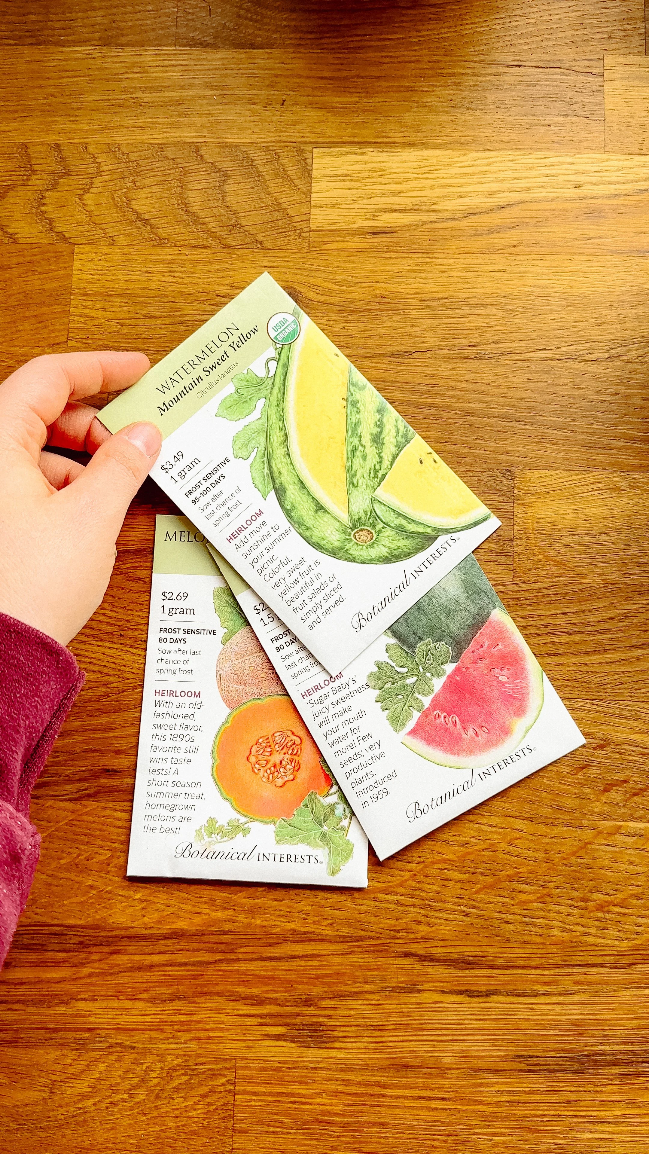 A collection of seeds for your vegetable garden makes a great gift for gardeners
