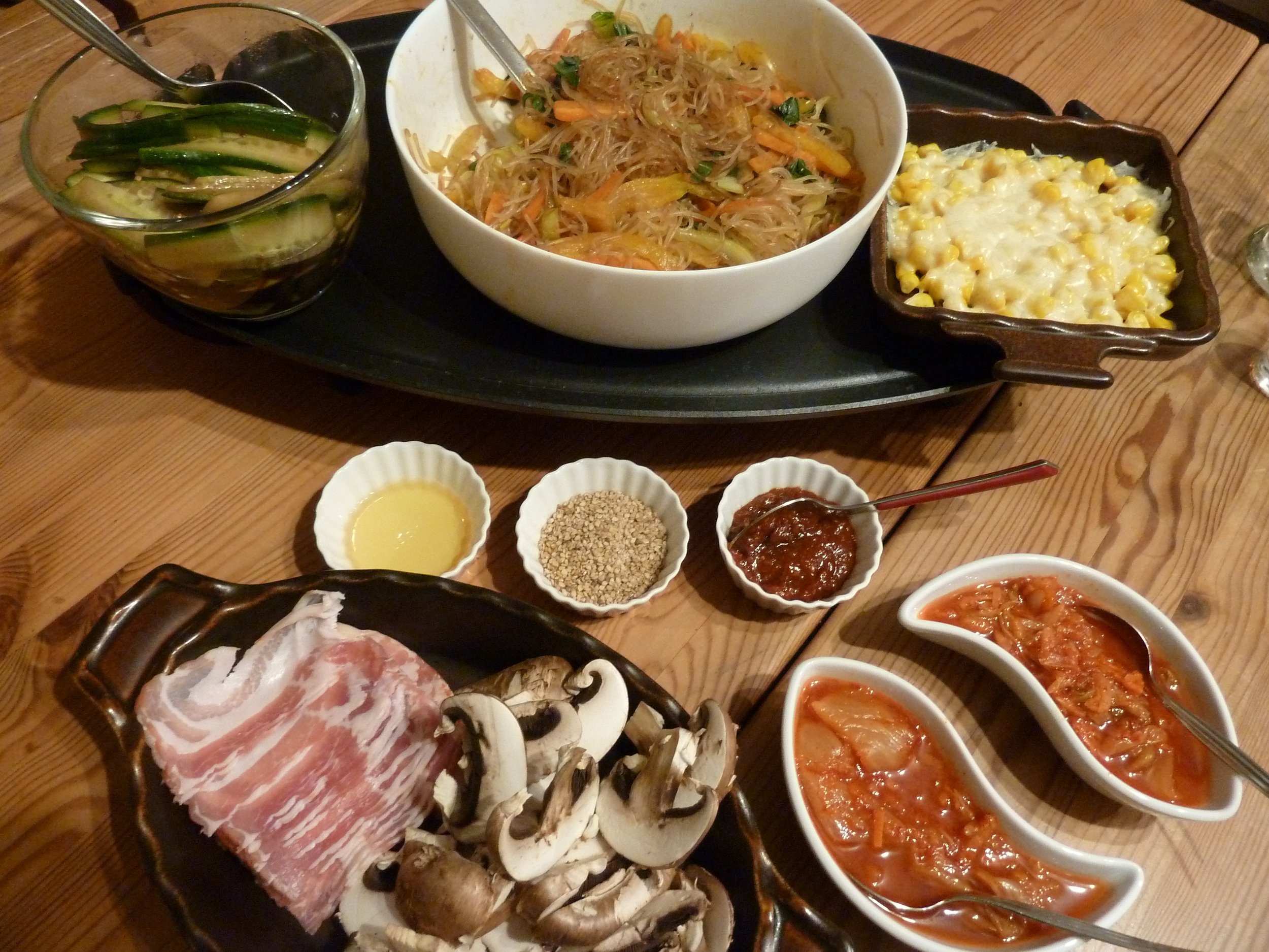 Neujahrs-Koreanisches Barbecue