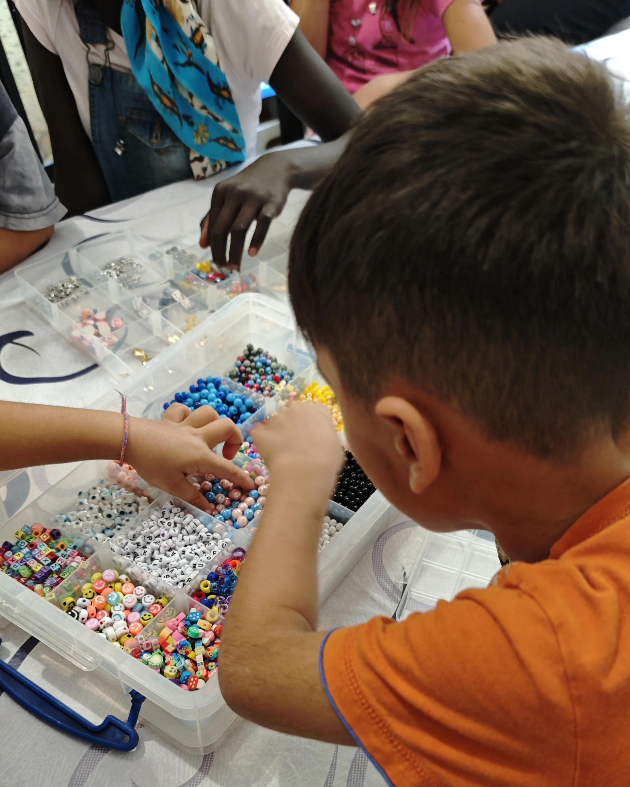 Jewelry Making at Little Pugad Shelter