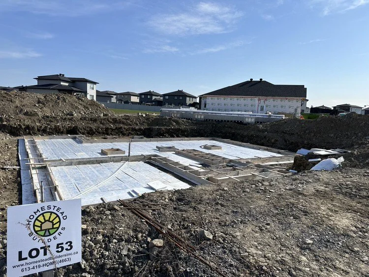 Underslab Rigid Insulation & Form Framing