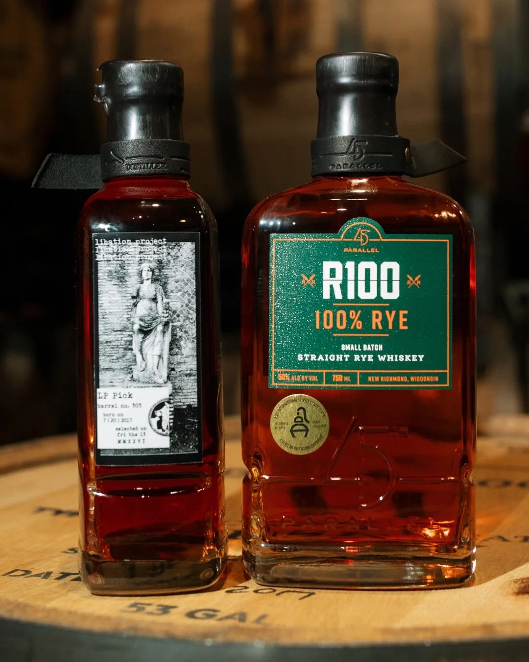 LP Barrel Pick 3 is here!

We spent the day tasting through barrels with our friends @45thparallelspirits and collectively fell in love with a 100% New Richmond Rye whiskey from barrel number 305 - R100

Born on July 20th, 2017 | 9 years maturing in 