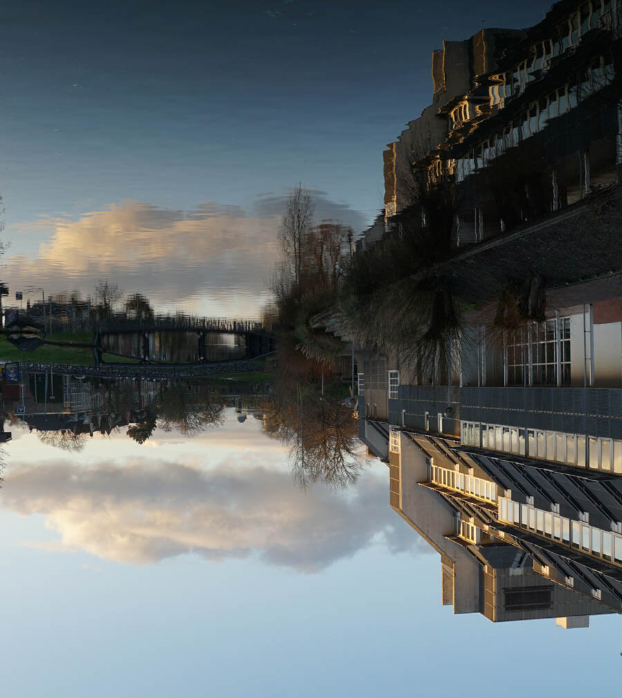 Clouds over the water
