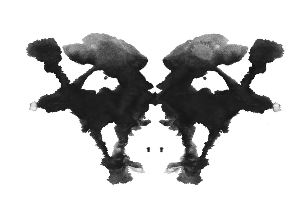 Homemade Rorschach tests