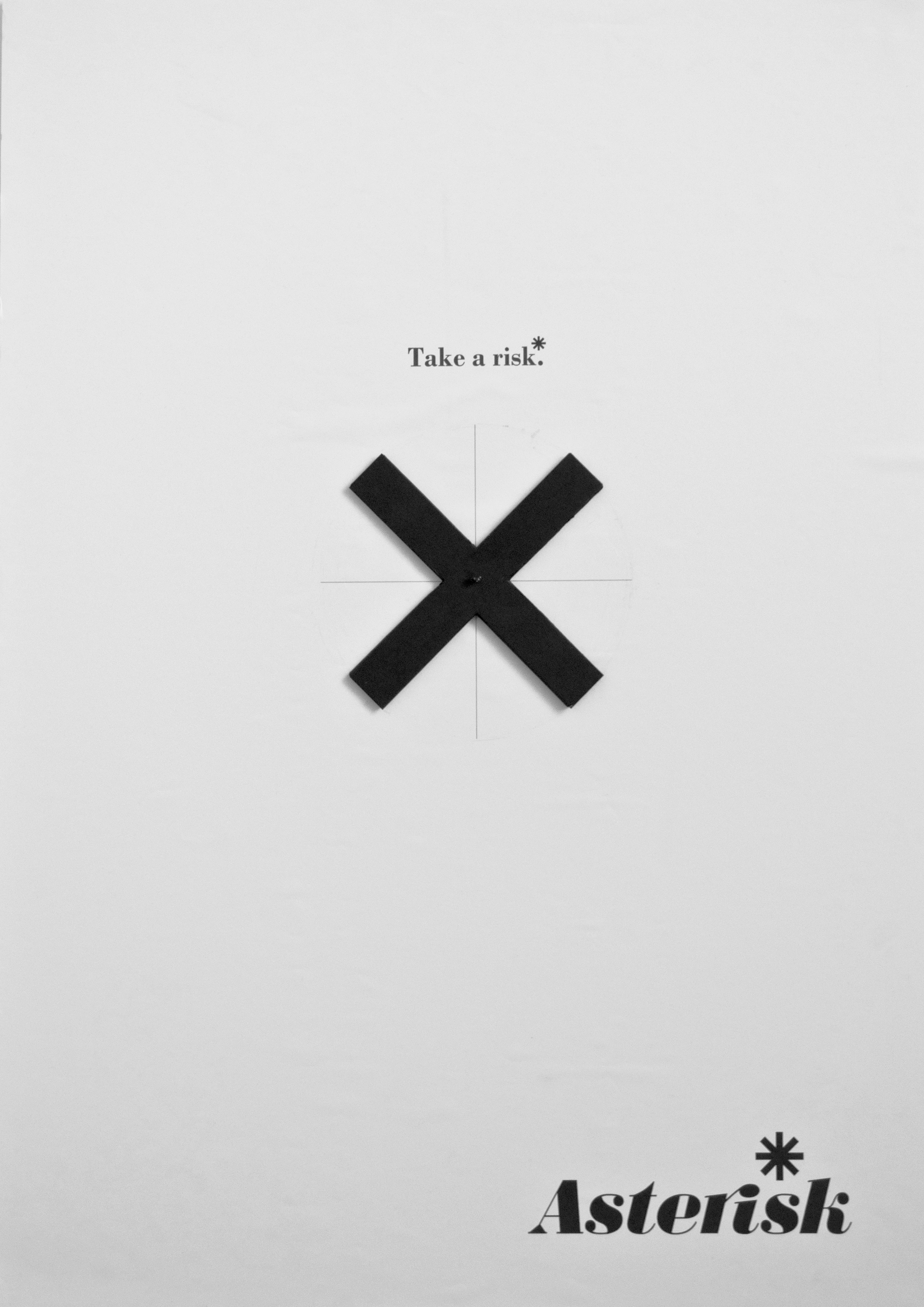 Interactive exhibition poster for a clinic tackling Atychiphobia, the fear of failure