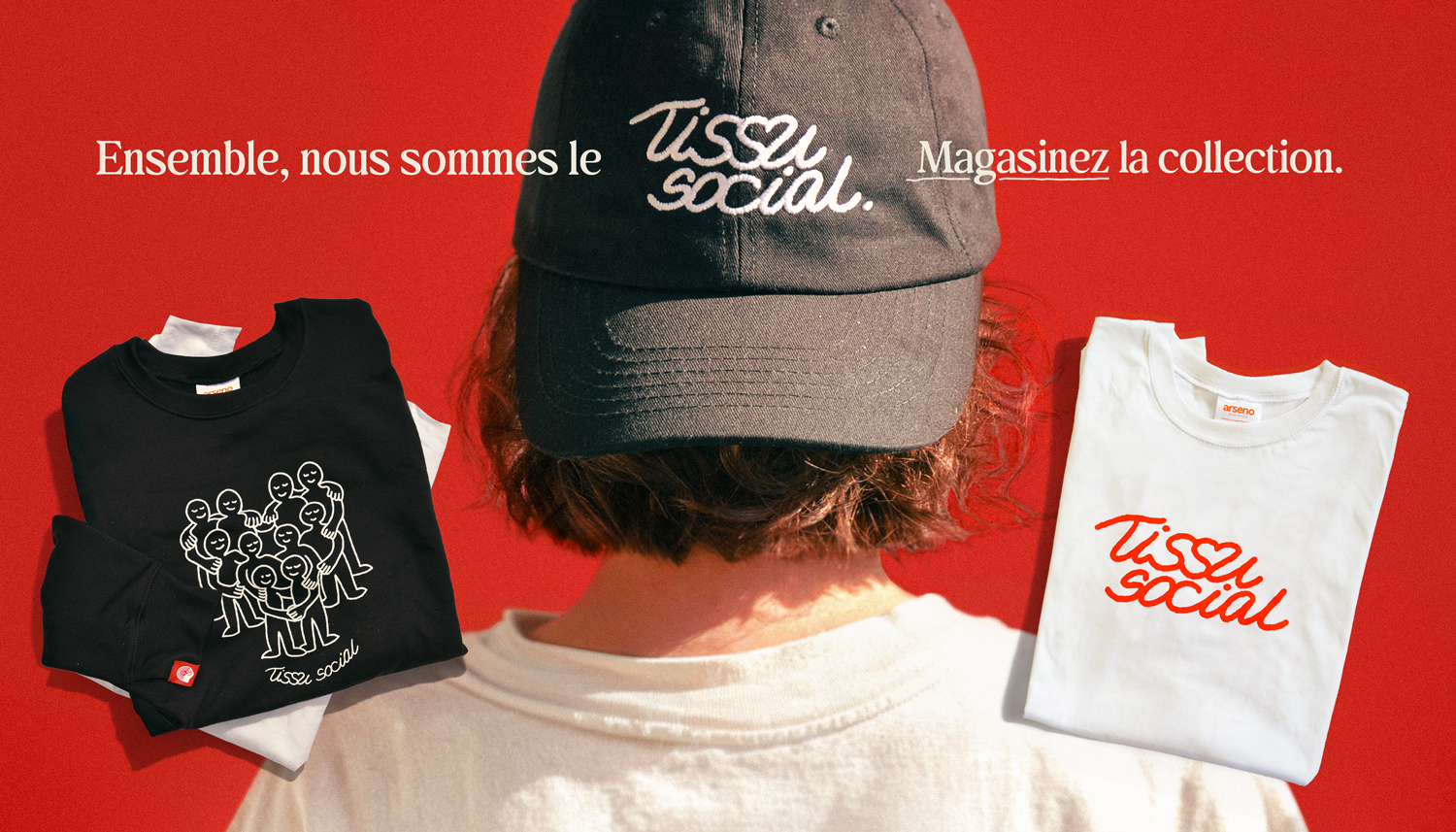 Ensemble, nous sommes Tissu social. Magasinez la collection.
