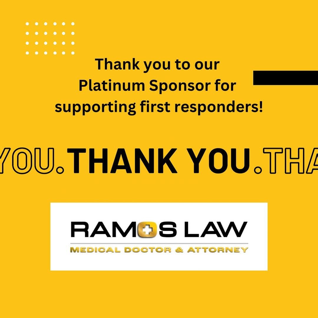 We are so thankful for our newest Platinum Sponsor, @ramoslawfirm for supporting first responders and their families. We wouldn&rsquo;t be able to provide our services free of charge without the help our dedicated sponsor. Reach out to @ramoslawfirm 