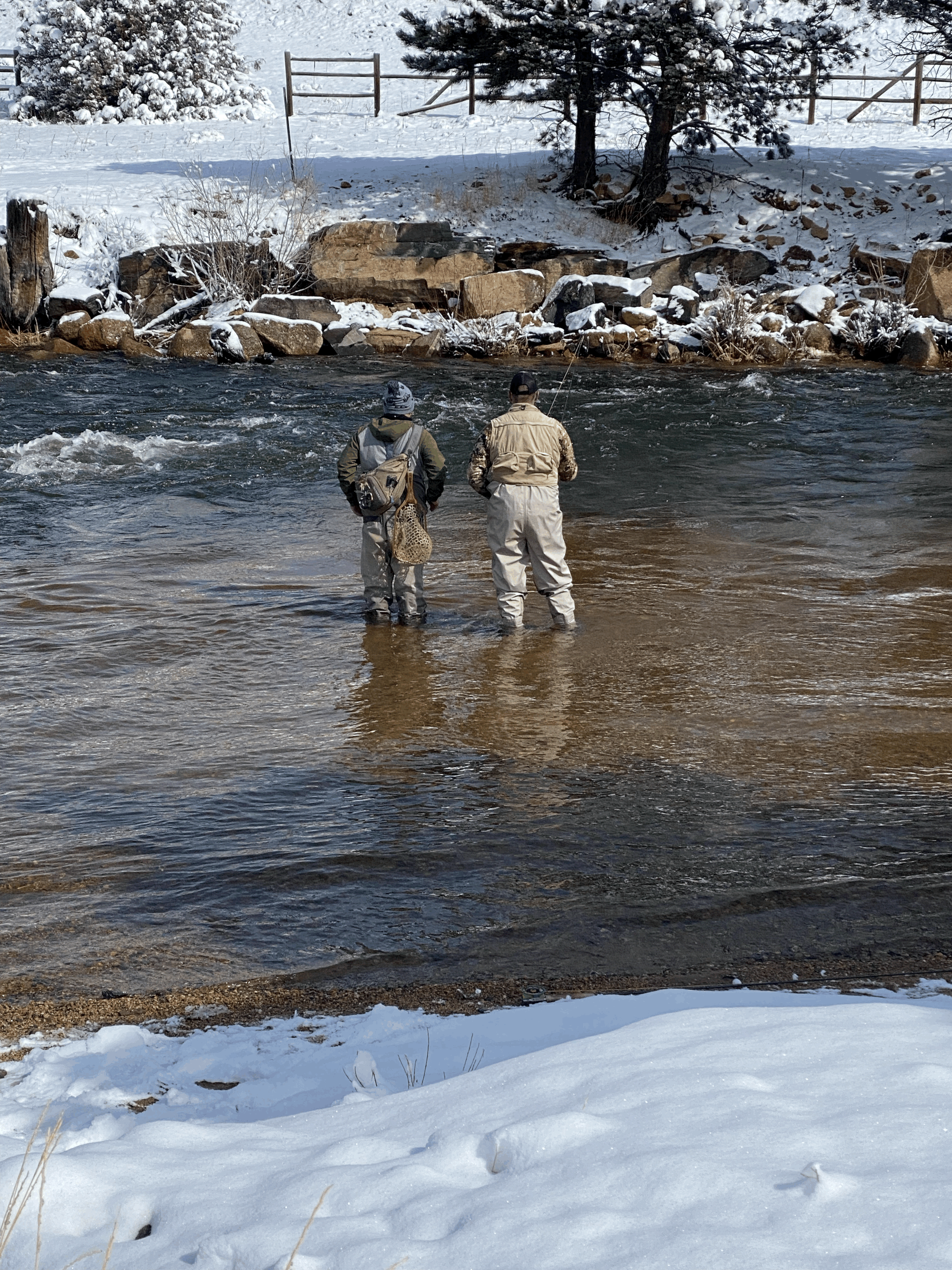 Winter Fly Fishing Wade Trip 1/27