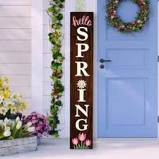 Spring Porch Sign for Spouses of Responders 