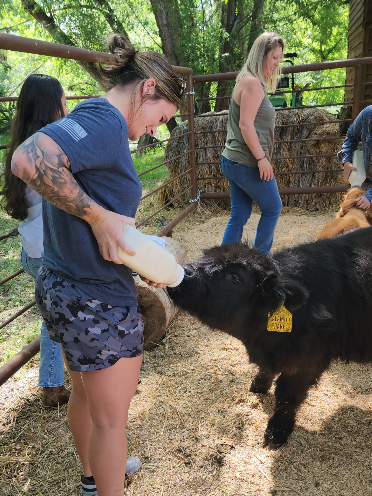 Cow Cuddles & Lunch for Responders 