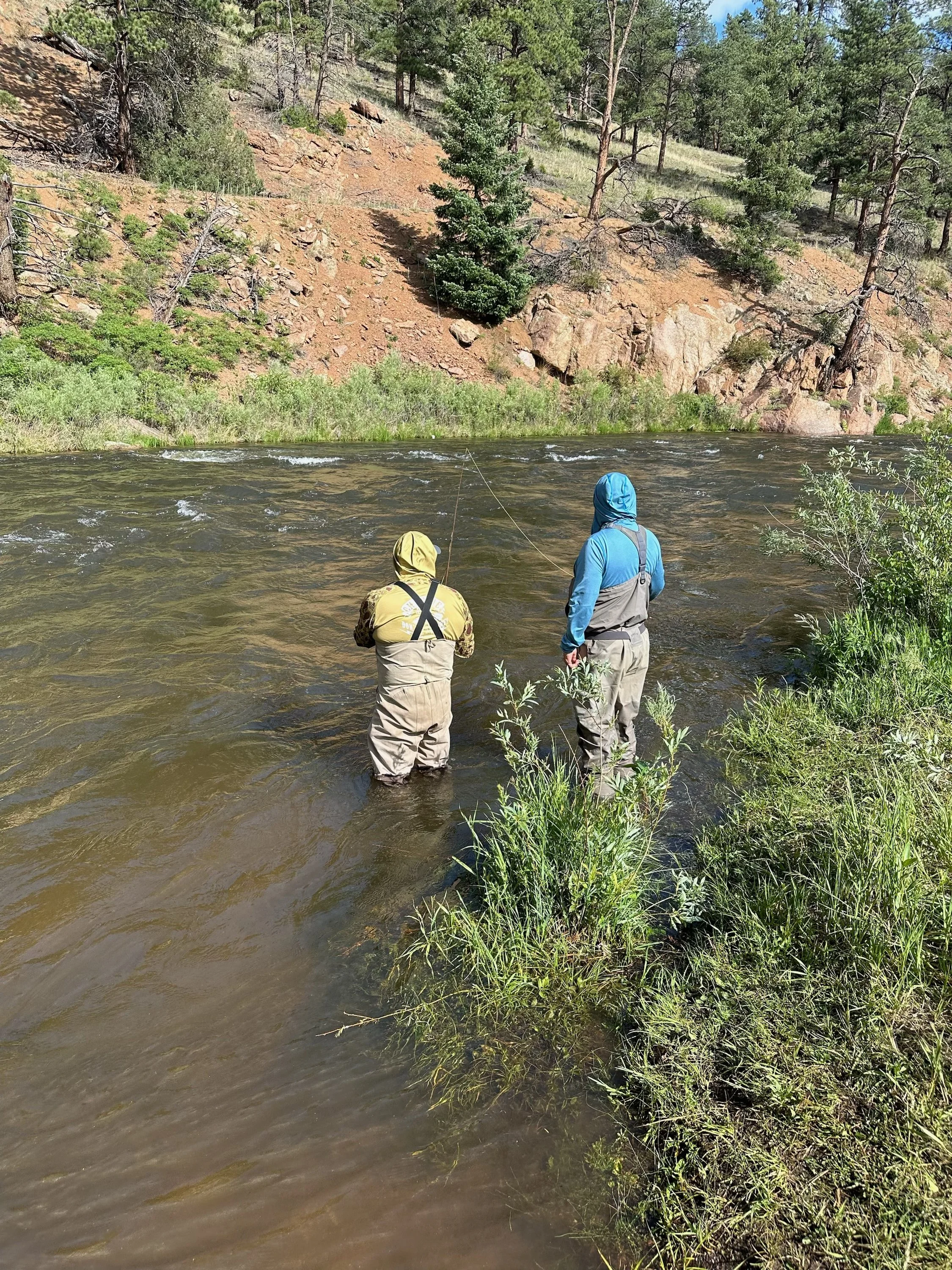 Fly Fishing in Estes for Responders