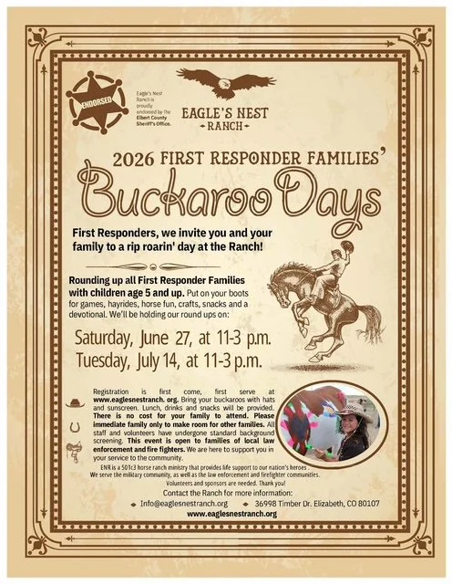 Buckaroo Days for Responder Families