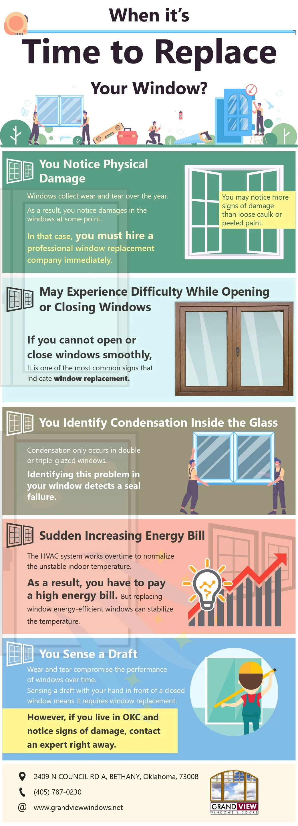 When it's Time to Replace Your Window? (Infographic)