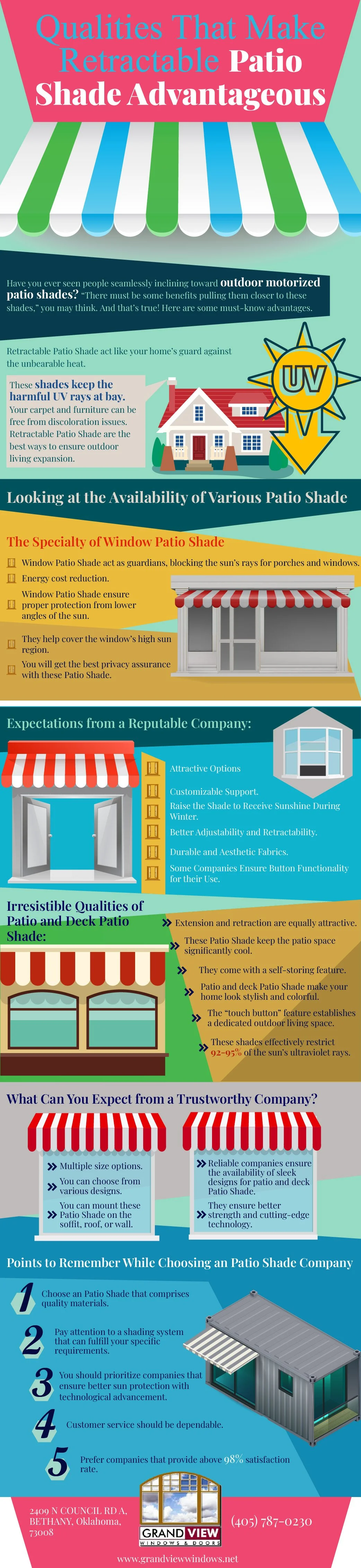 Qualities That Make Retractable Patio Shades Advantageous