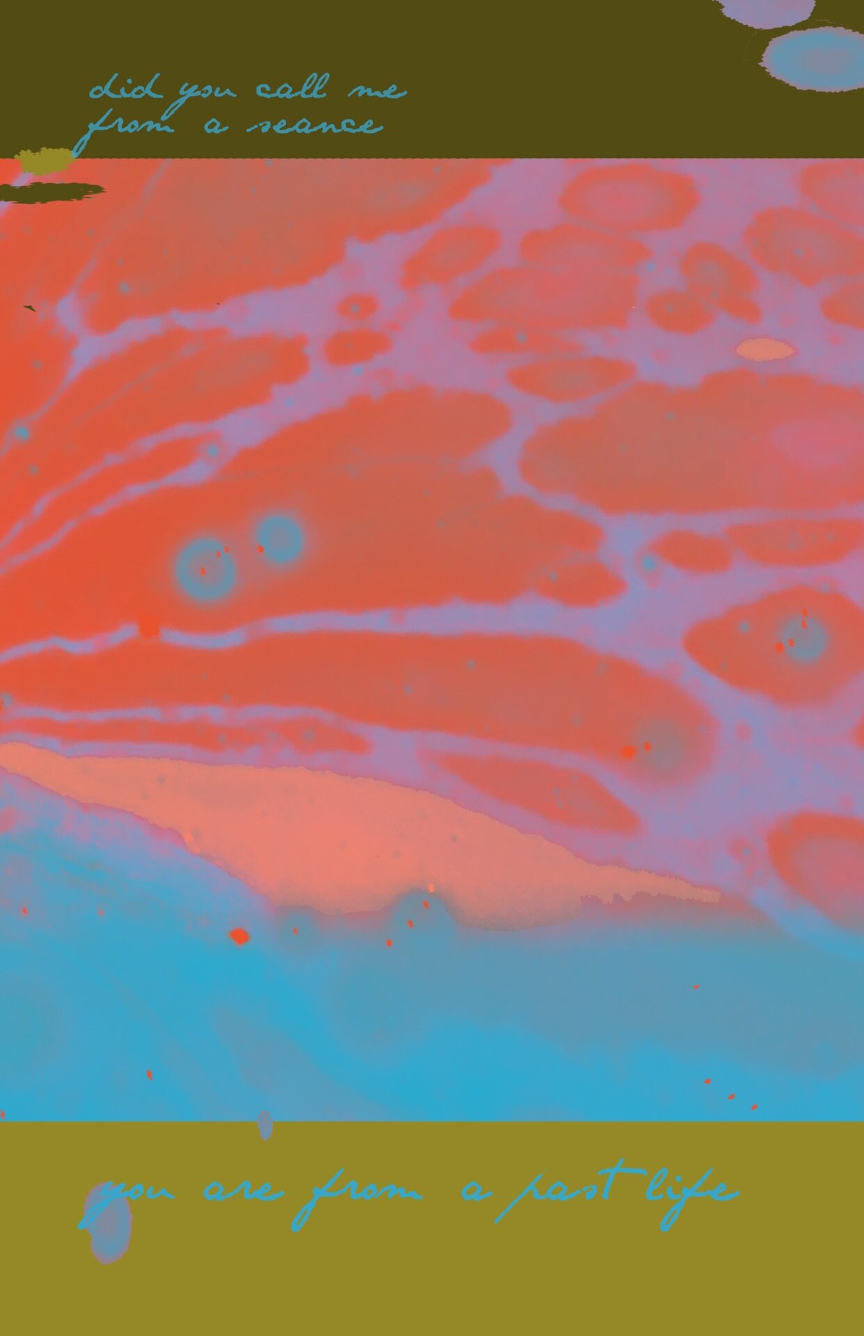 "Ocean Named Frank" 2019, photo and photoshop, exploration in abstract design