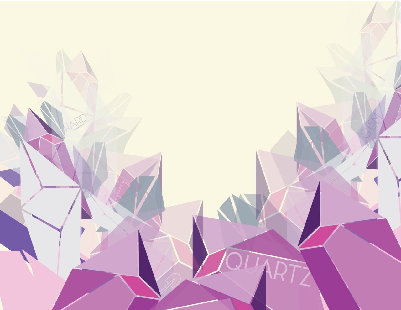 "Hidden Gems" 2017, illustrator with hand-designed type