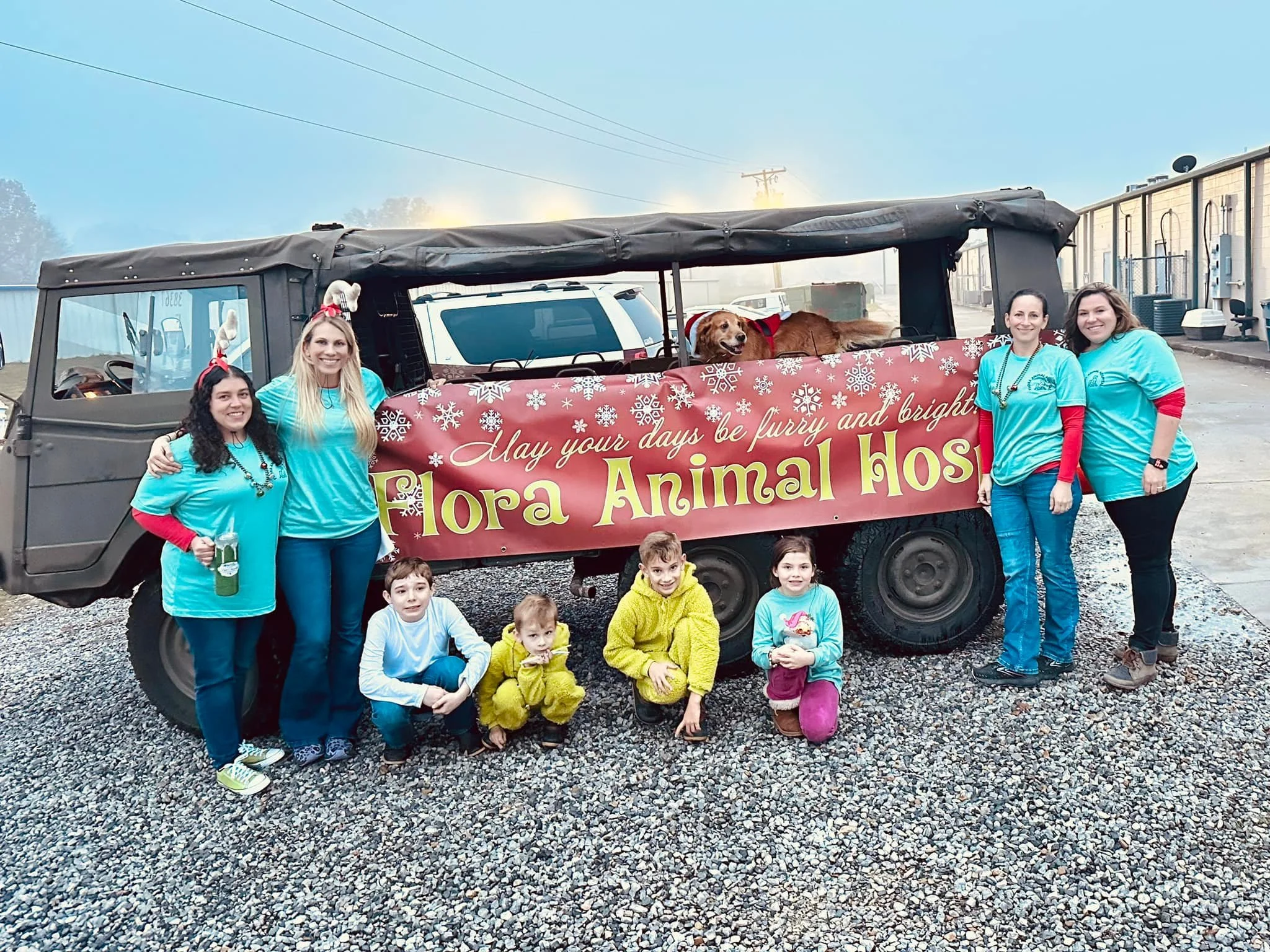Throwback to past year's Flora Christmas parades! We're so excited for this year. Catch us in the parade tomorrow afternoon! 🎄🎅