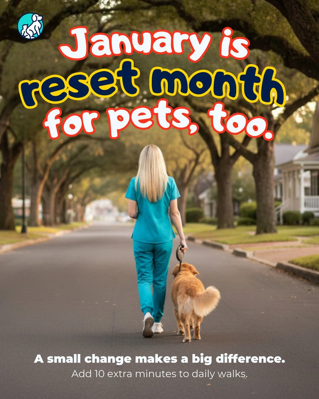 January is a reset month for pets, too.
Holiday treats, fewer walks, and broken routines add up faster than most owners realize.

A few small changes make a big difference:
	&bull;	Measure meals instead of eyeballing portions
	&bull;	Swap high-calori