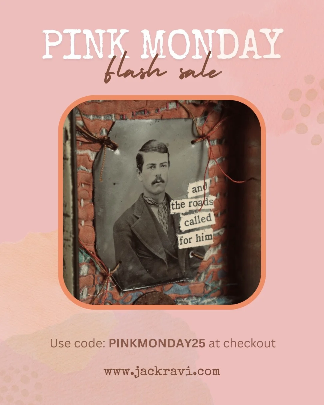 It is now a yearly tradition to go against Black Friday sales with my very own alternative:

IT&rsquo;S PINK MONDAY!

Which means everything, from original art, affirmation cards, vintage photos and all my classes &ndash; everything is ON SALE!

Just