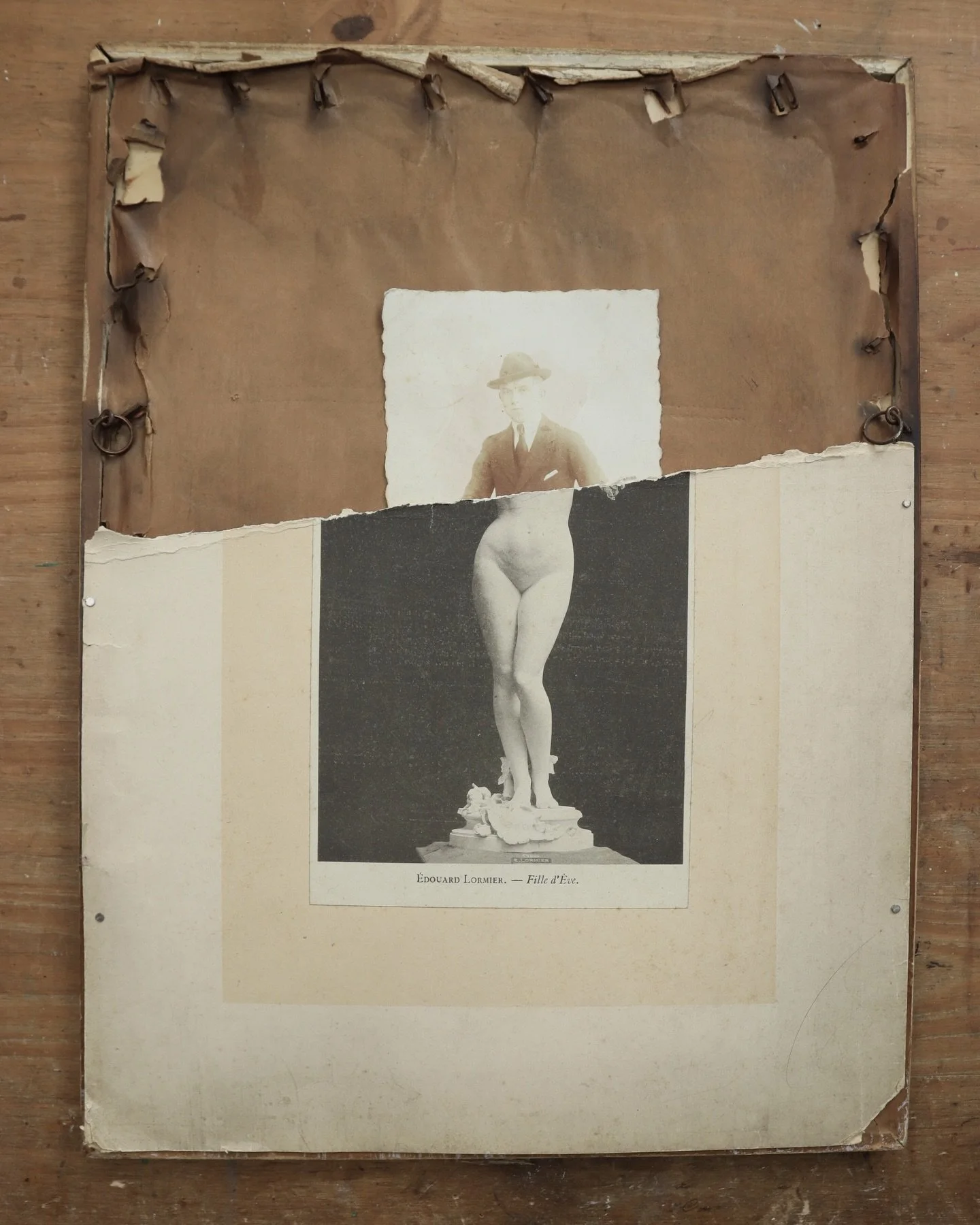 3 Tomas, the museum guard, swore the statues shifted at night.

#artfulmemorieschallenge
#jackravi
#mixedmediacollage
#vintageobjects
#foundphotos