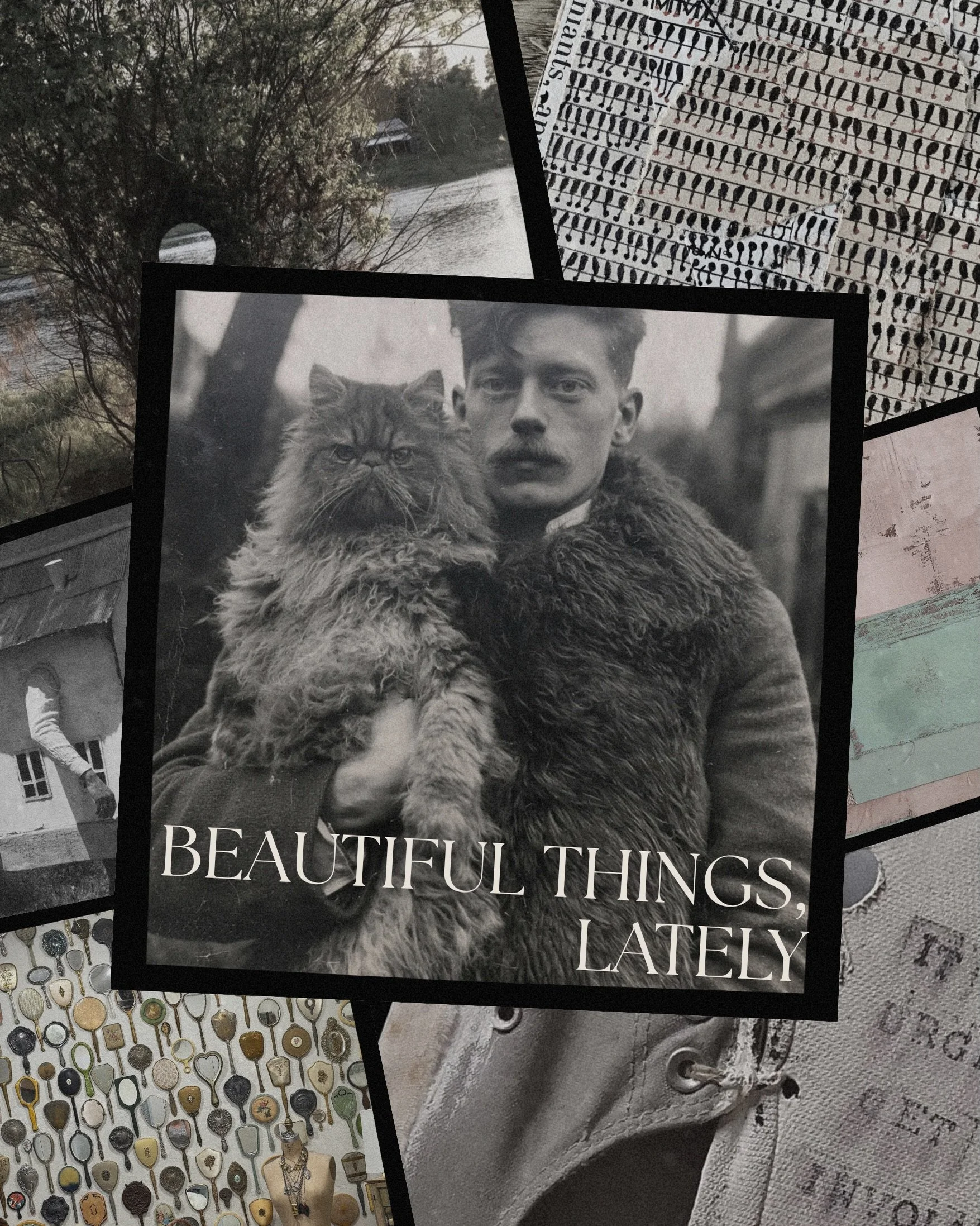 Beautiful Things, Lately

September 2026

2 @cassiab
3 @414modern
4 @clareschmidtnorris
5 @alelimardo
6 @oldphotoscabinet
7 @karlosmarra
8 @karinvanderlinden1
9 @cottleandgunn
10 @paperleftovers
11 @laitinen_antti