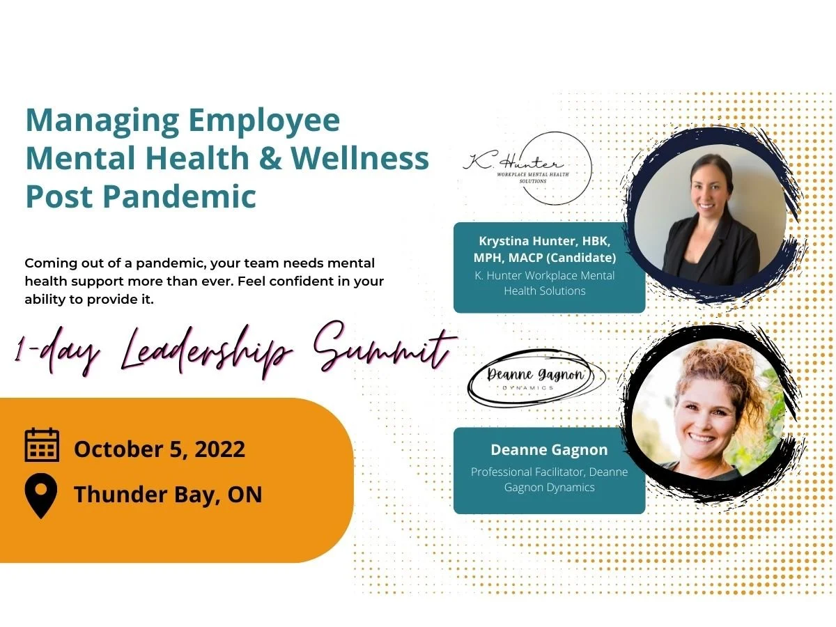 Managing Employee Mental Health &amp; Wellness Post Pandemic Leadership Summit
