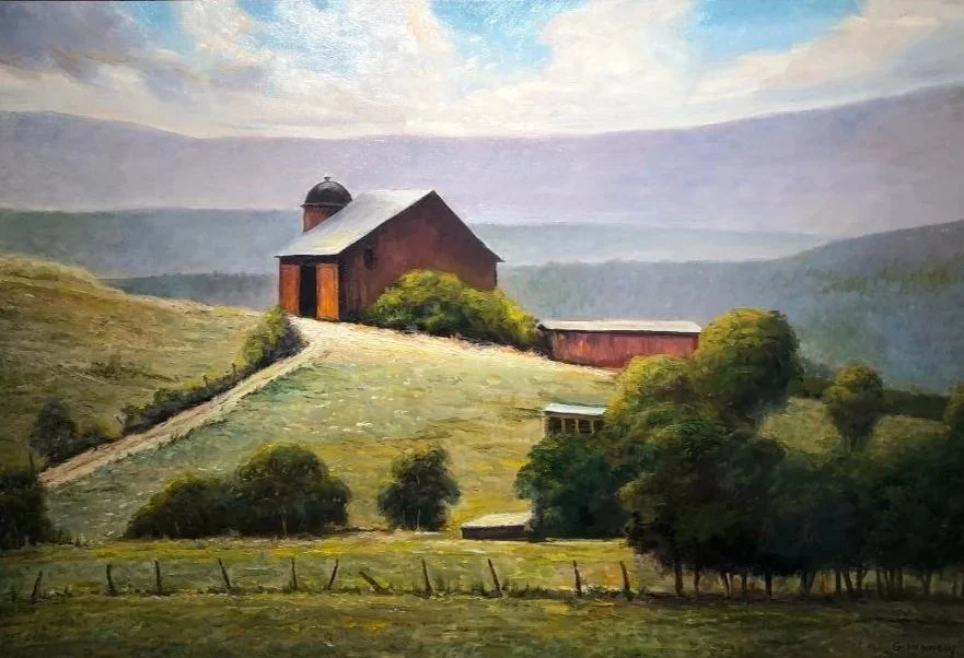 Gerald Hennesy Farm on the Ridge 30 x 45.jpg