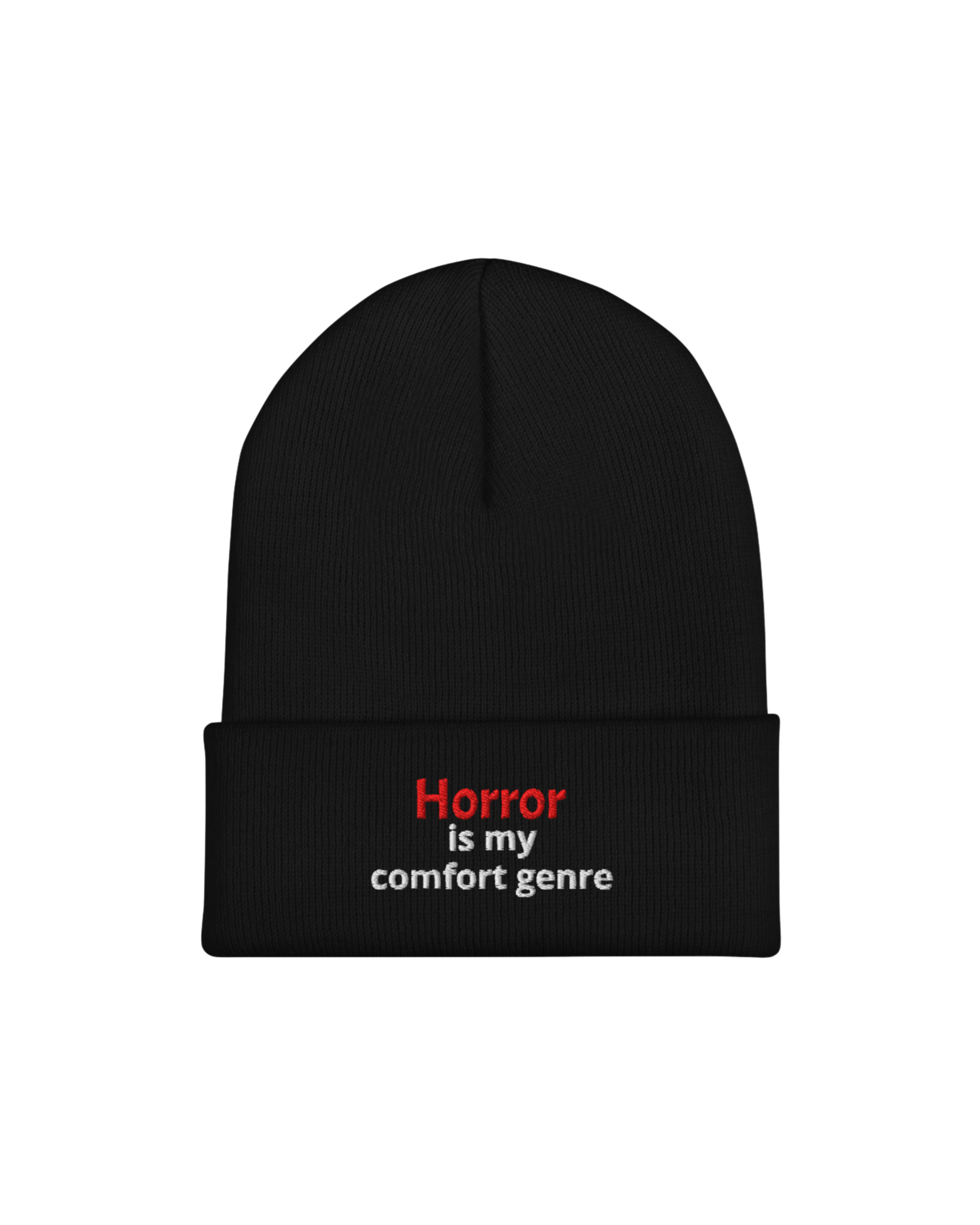 Horror is my Comfort Cuffed Beanie