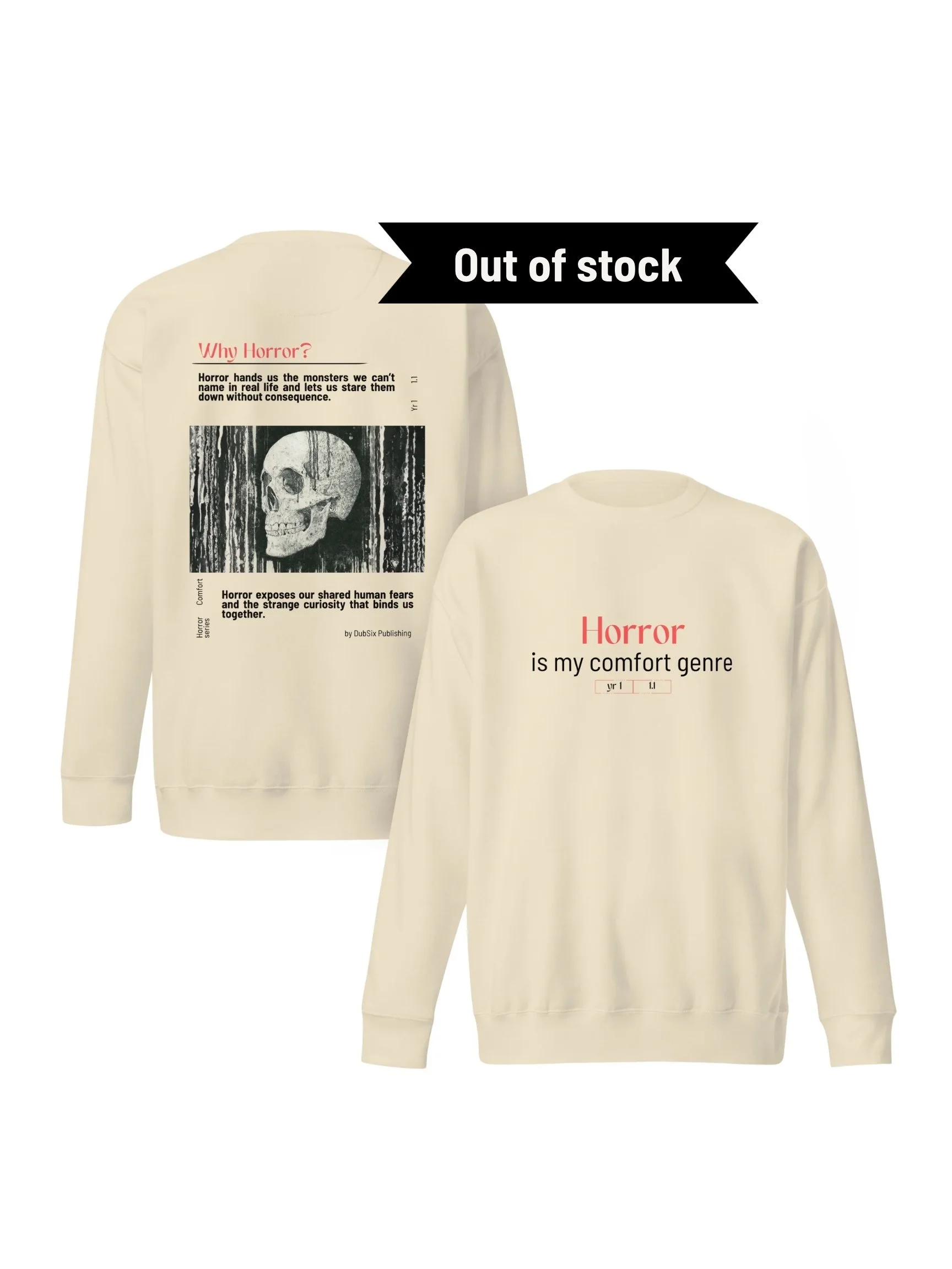 Comfort in Horror - original Why Horror yr1 - 1.1