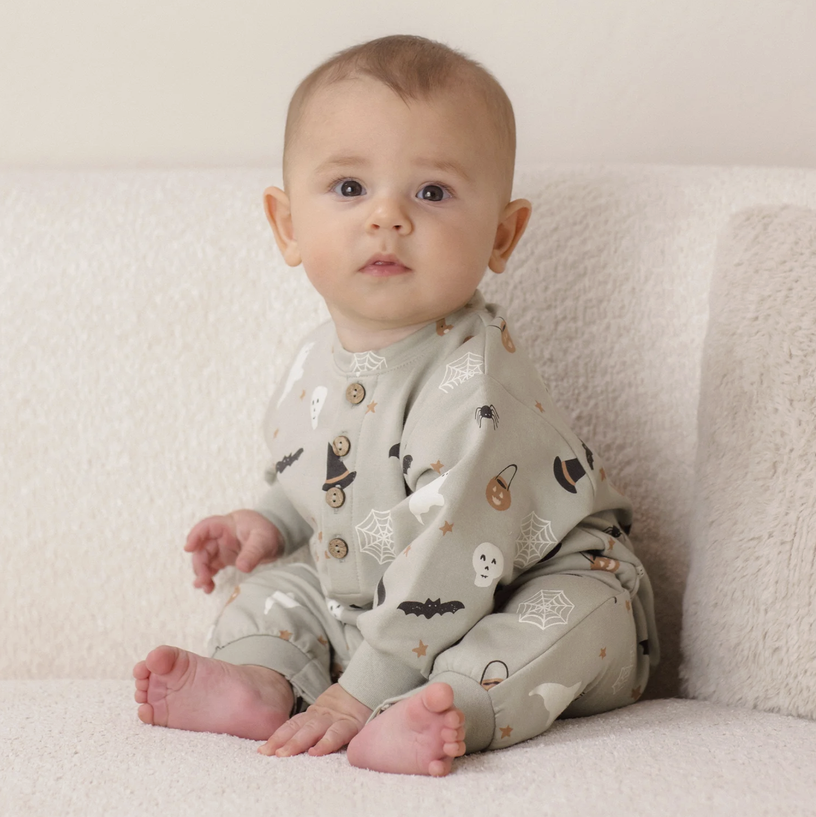 Relaxed Fleece Jumpsuit Halloween Things