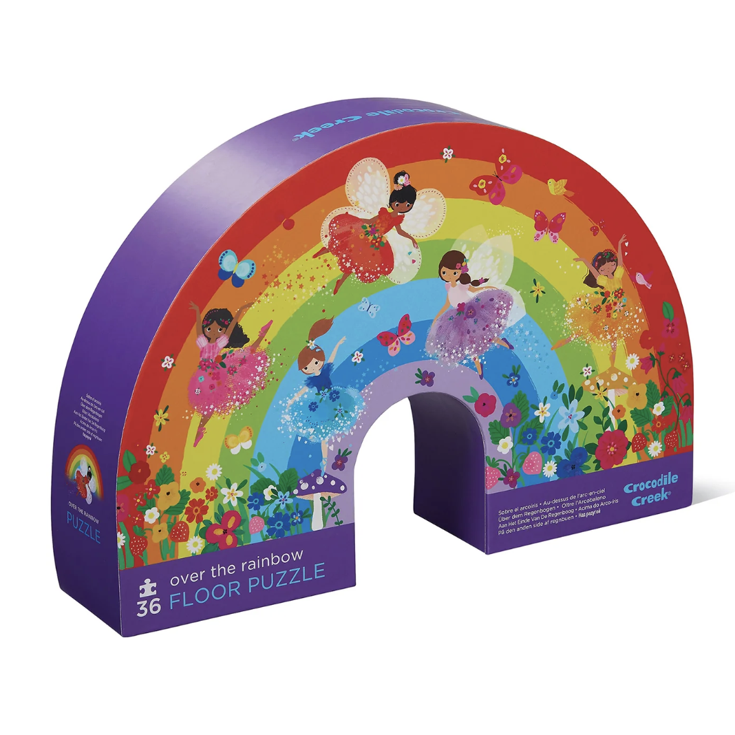 36-Piece Shaped Box Puzzle - Over the Rainbow