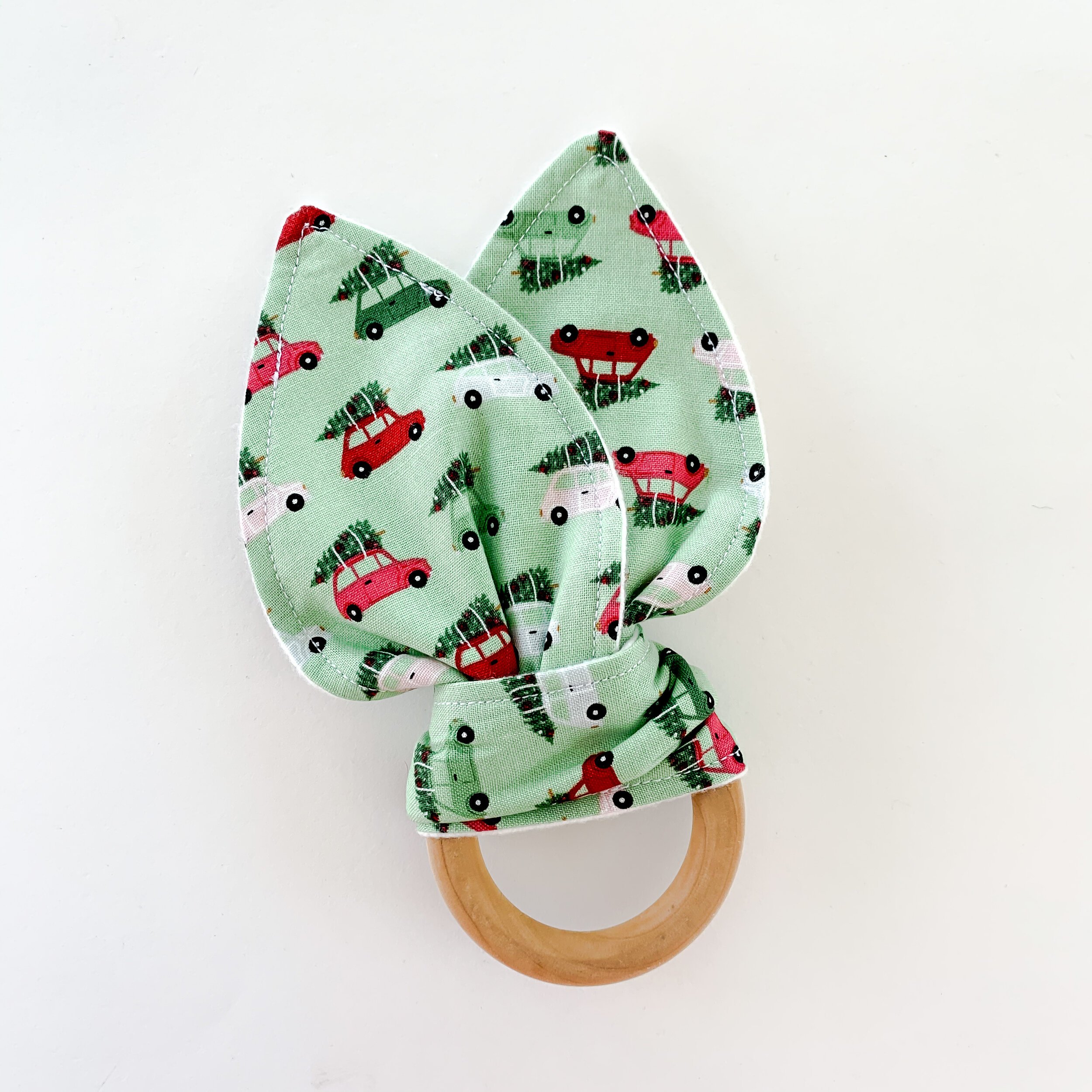 Ring Teether - Christmas Cars