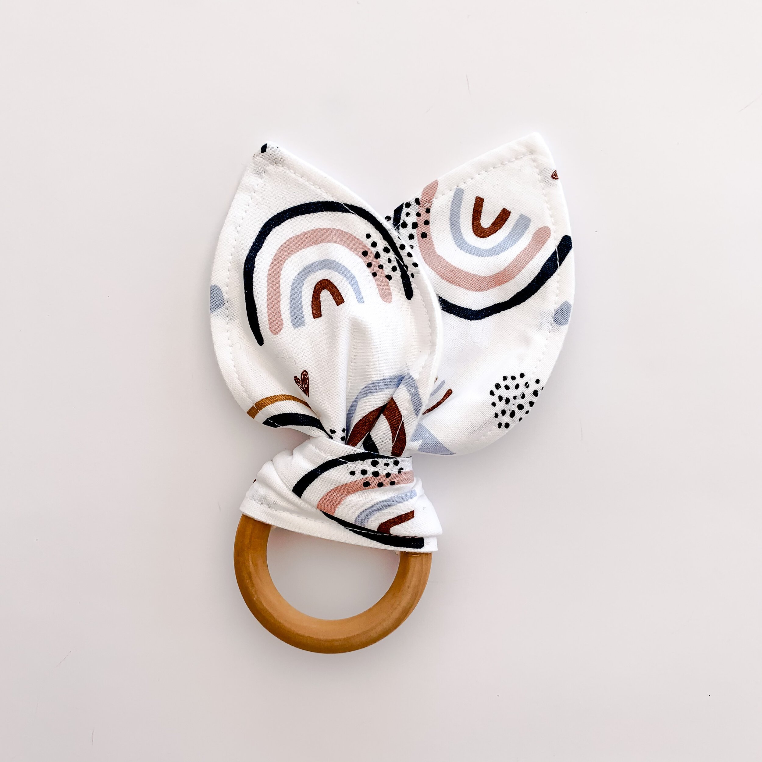 Ring Teether - Boho Rainbows