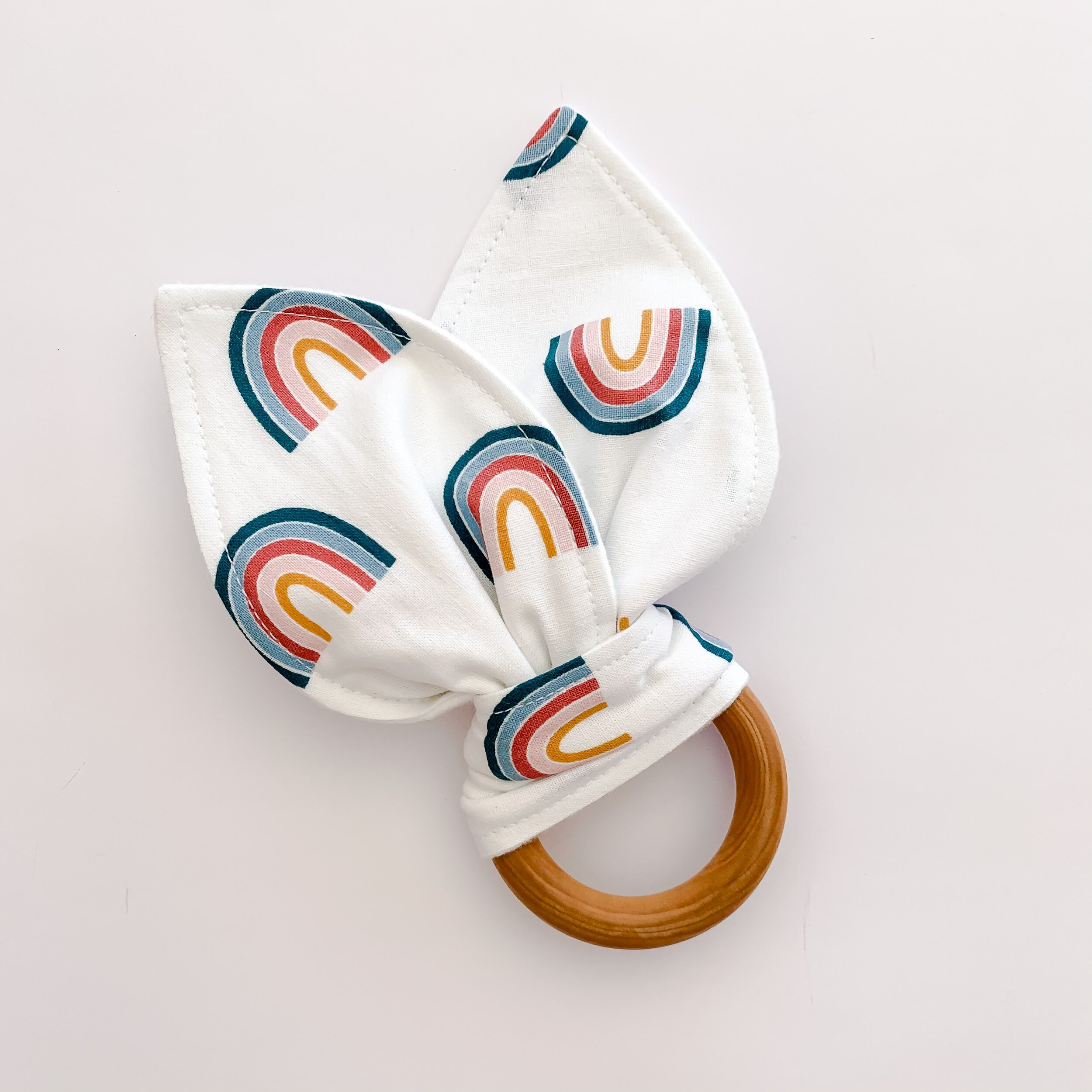 Ring Teether - Modern Rainbow