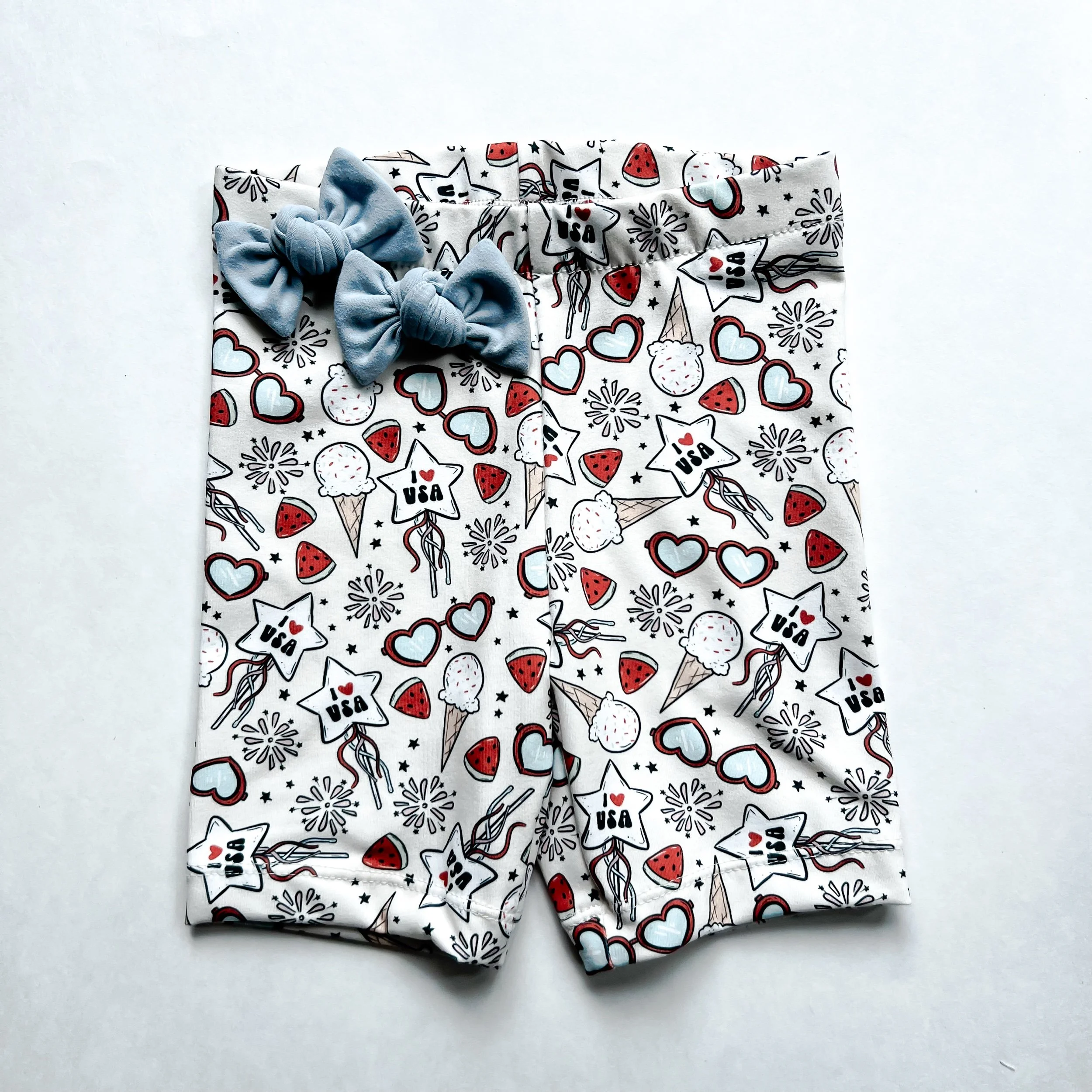 USA Ice Cream Bike Shorts - Frankie P's Sizes
