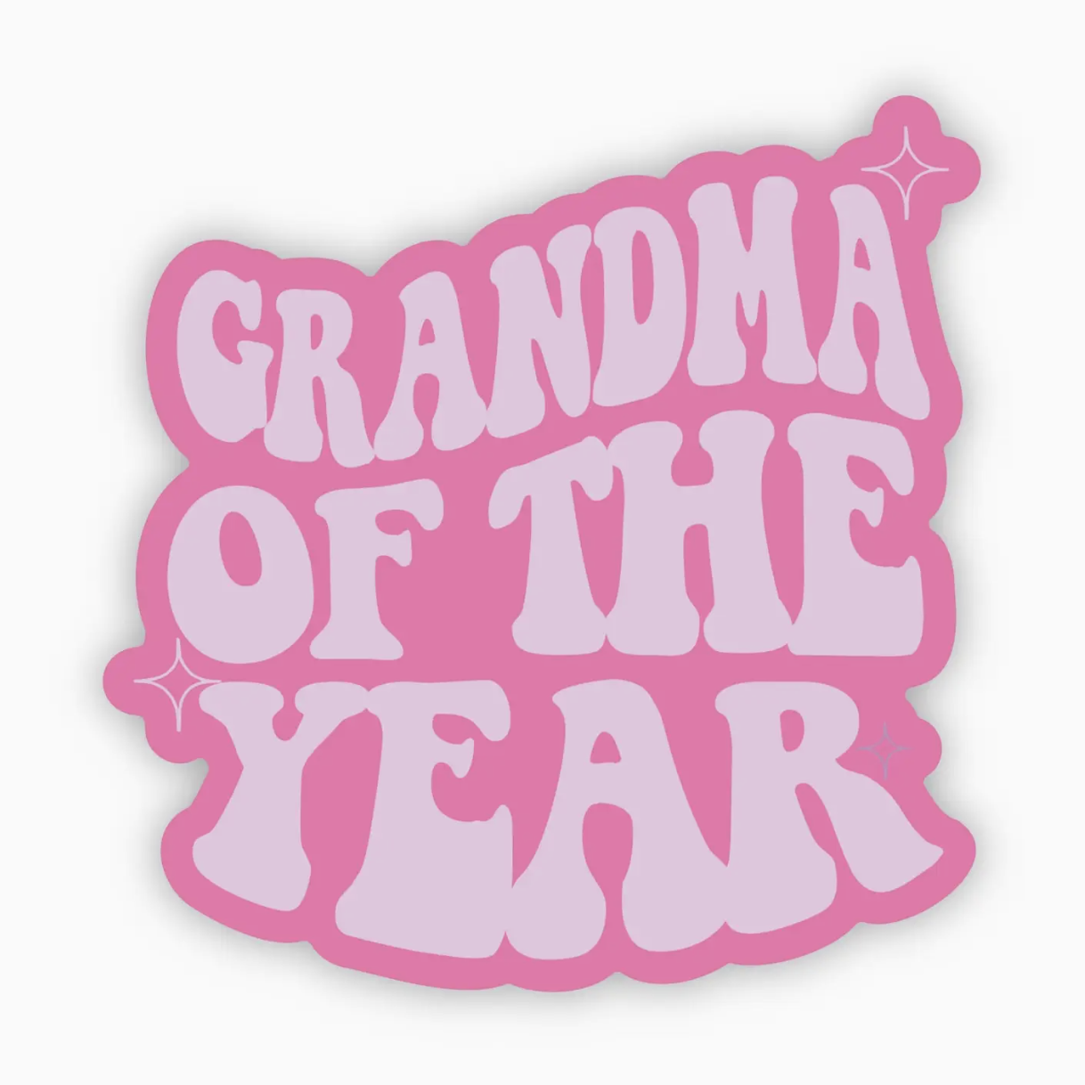 Grandma of the Year Sticker