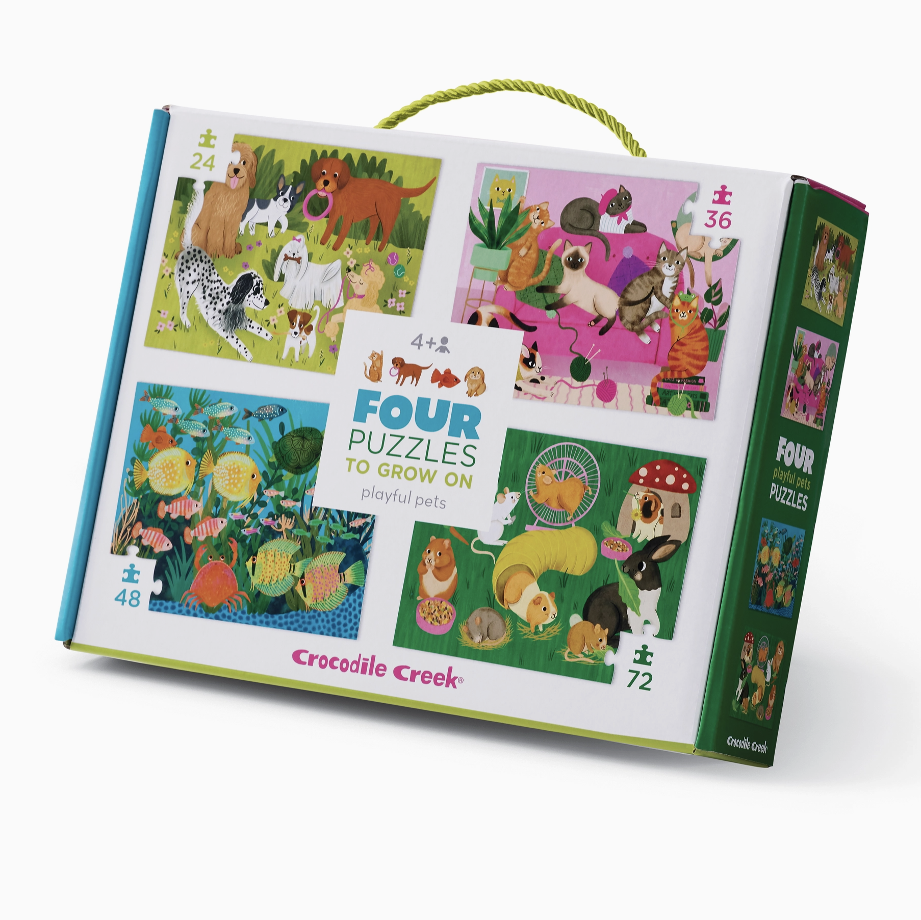 Four Puzzles - Playful Pets