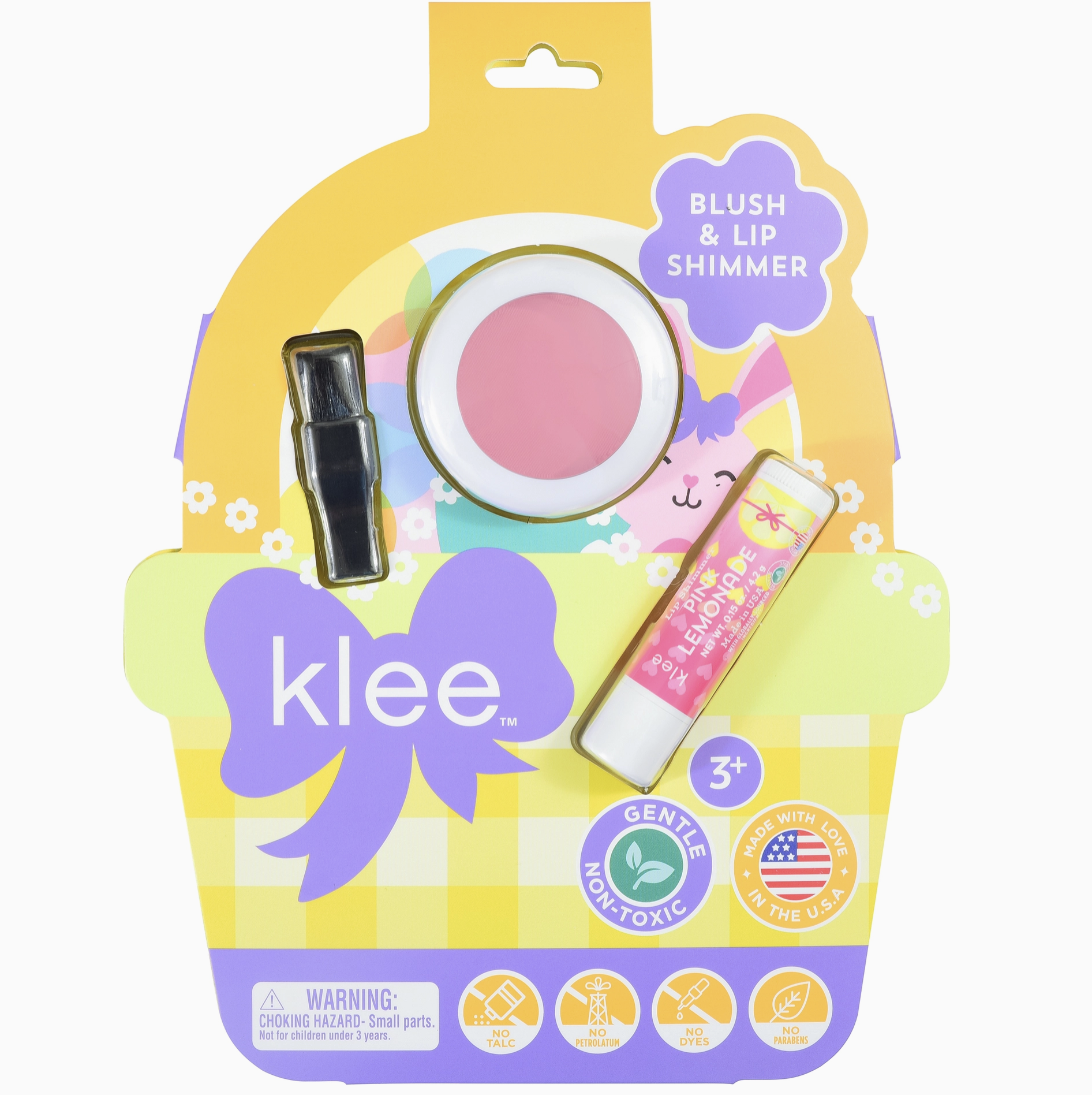 Klee Kids Spring Blush and Lip Shimmer Set - Sunlit Pop